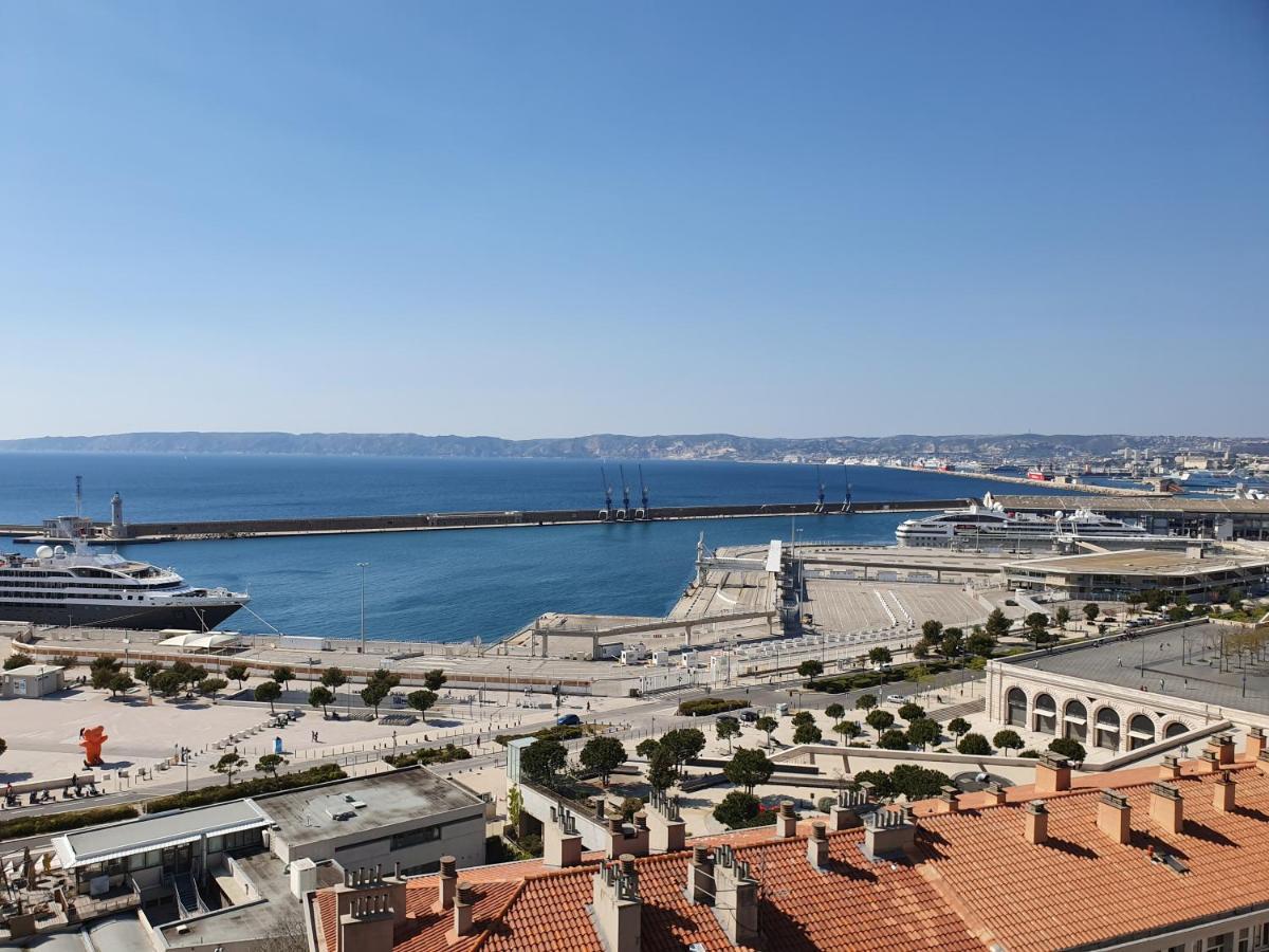 Vieux-Port, Panier, Magnifique Studio Avec Vue Sur Mer Marsilya Dış mekan fotoğraf